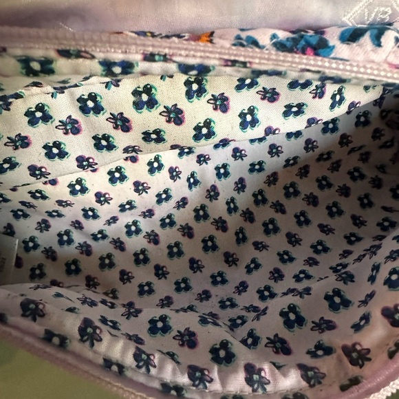 Vera Bradley Floral Cosmetic Bag - Cloud Vine - Picture 4 of 7